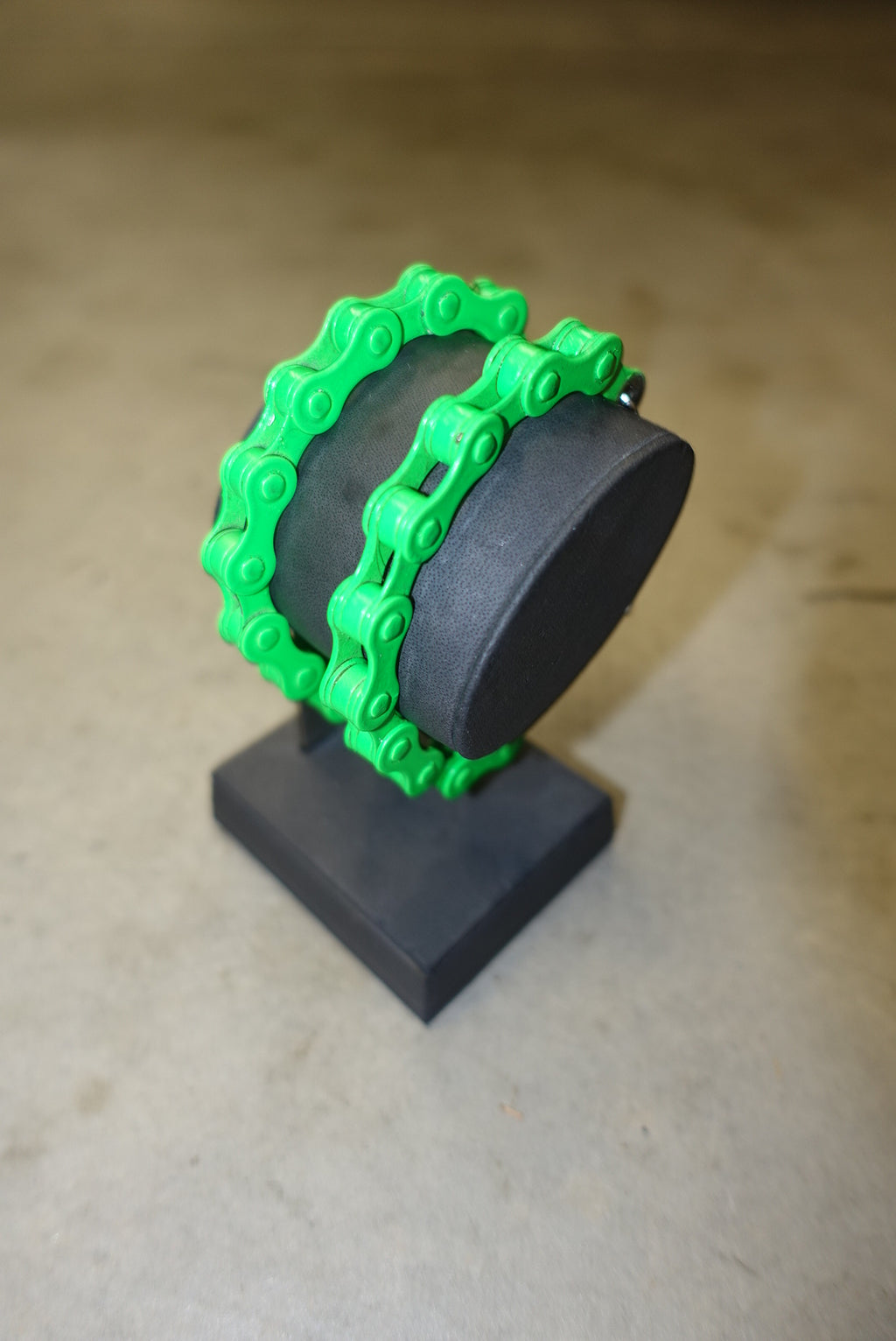 Neon Green Moto Bracelet
