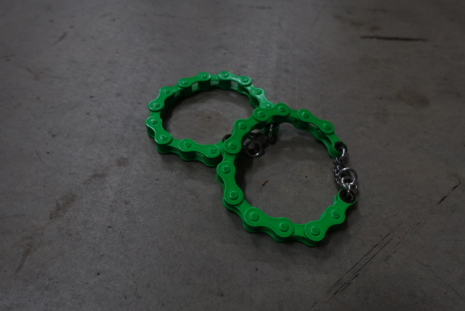 Neon Green Moto Bracelet